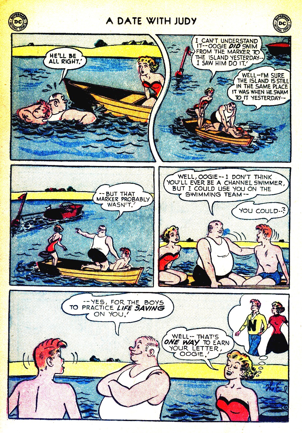 Read online A Date with Judy comic -  Issue #37 - 16