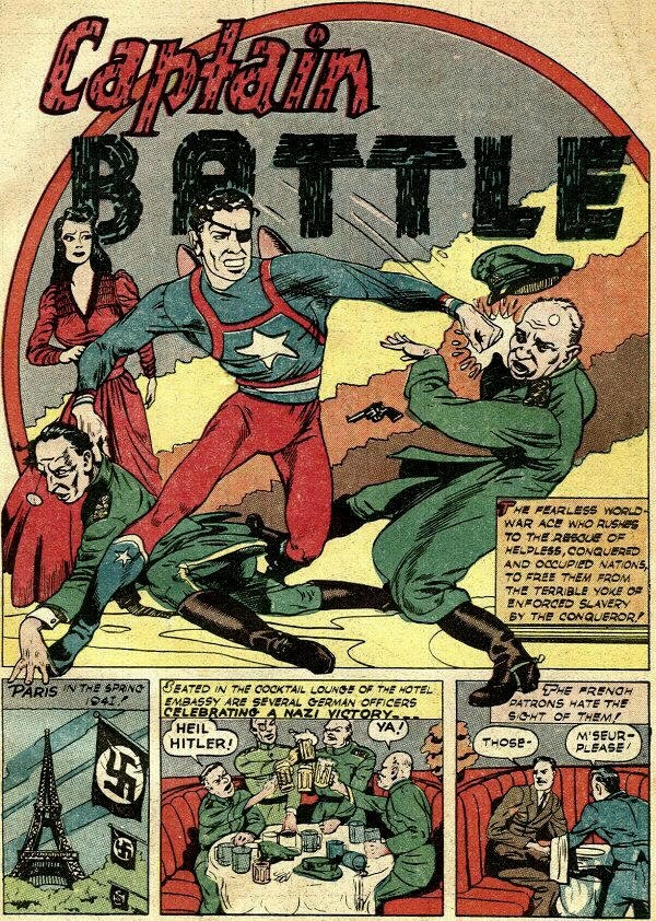 Read online Captain Battle Comics comic -  Issue #5 - 2