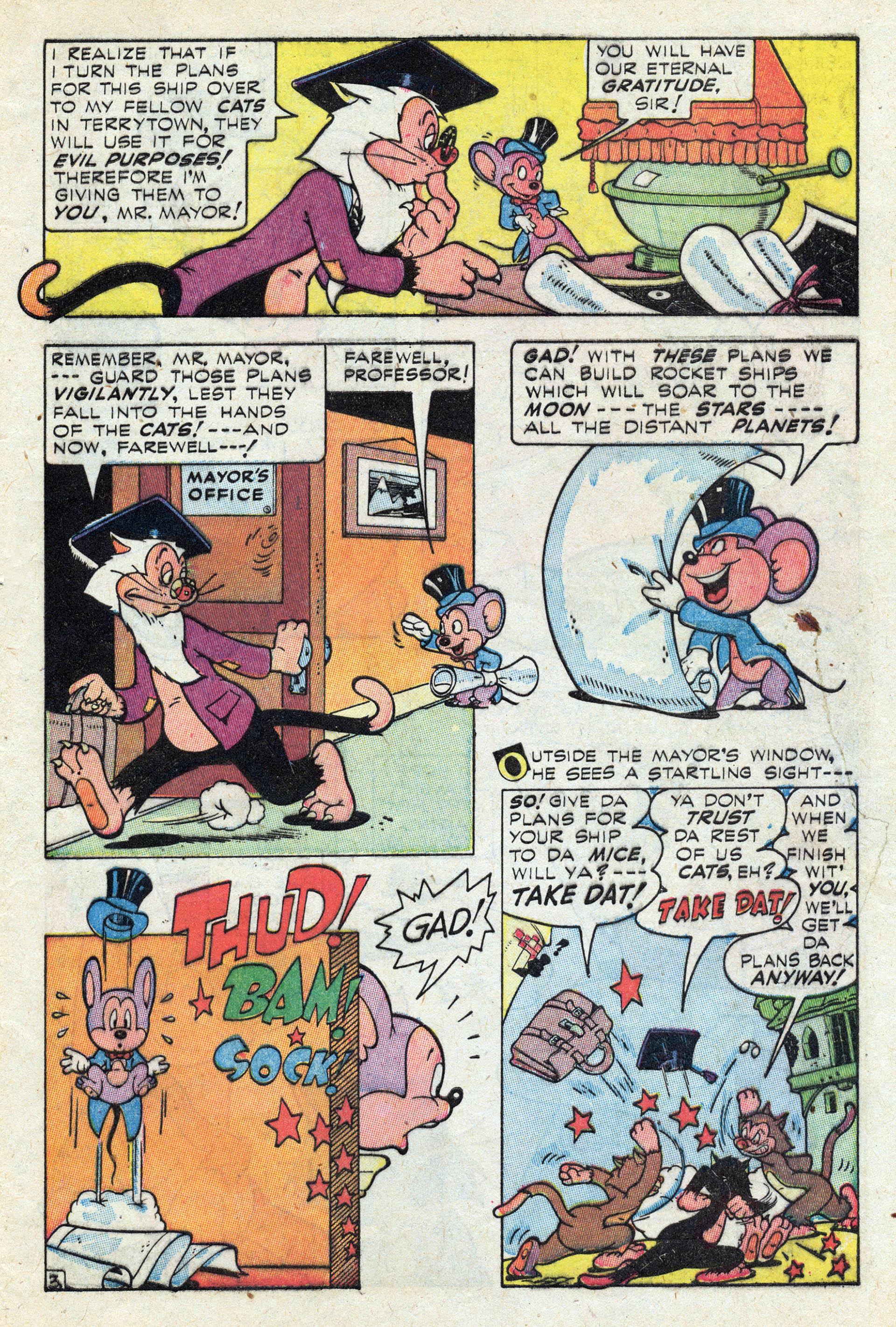Read online Paul Terry's Mighty Mouse Comics comic -  Issue #3 - 6