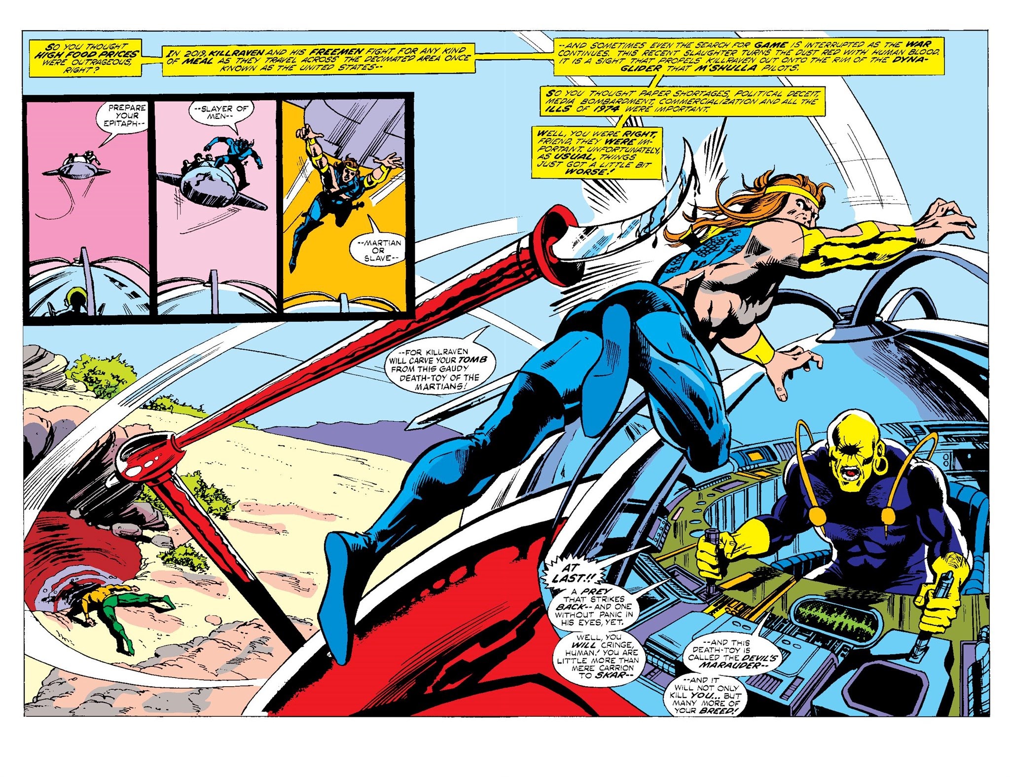 Read online Killraven Epic Collection: Warrior of the Worlds comic -  Issue # TPB (Part 2) - 40