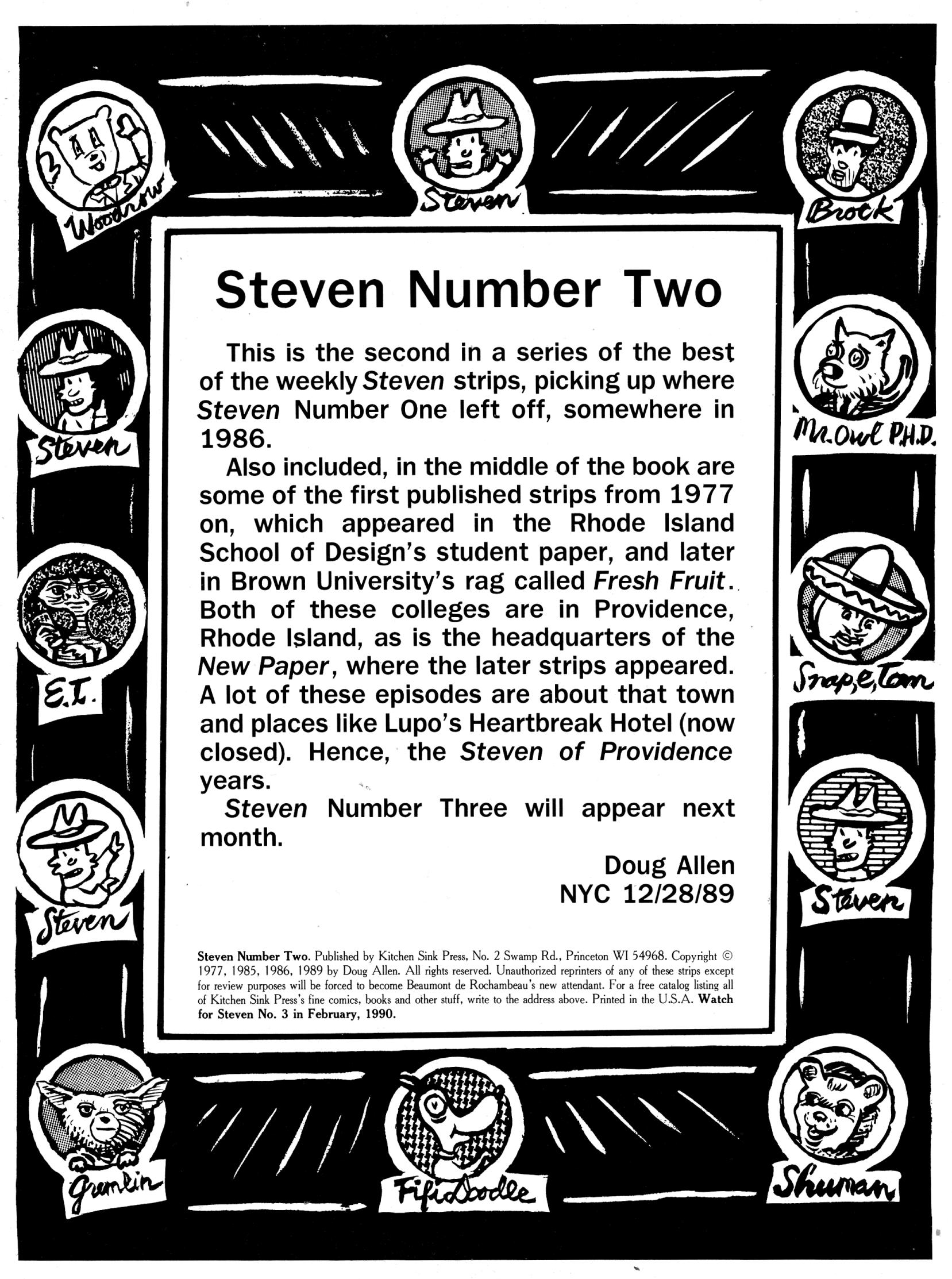 Read online Steven comic -  Issue #2 - 2