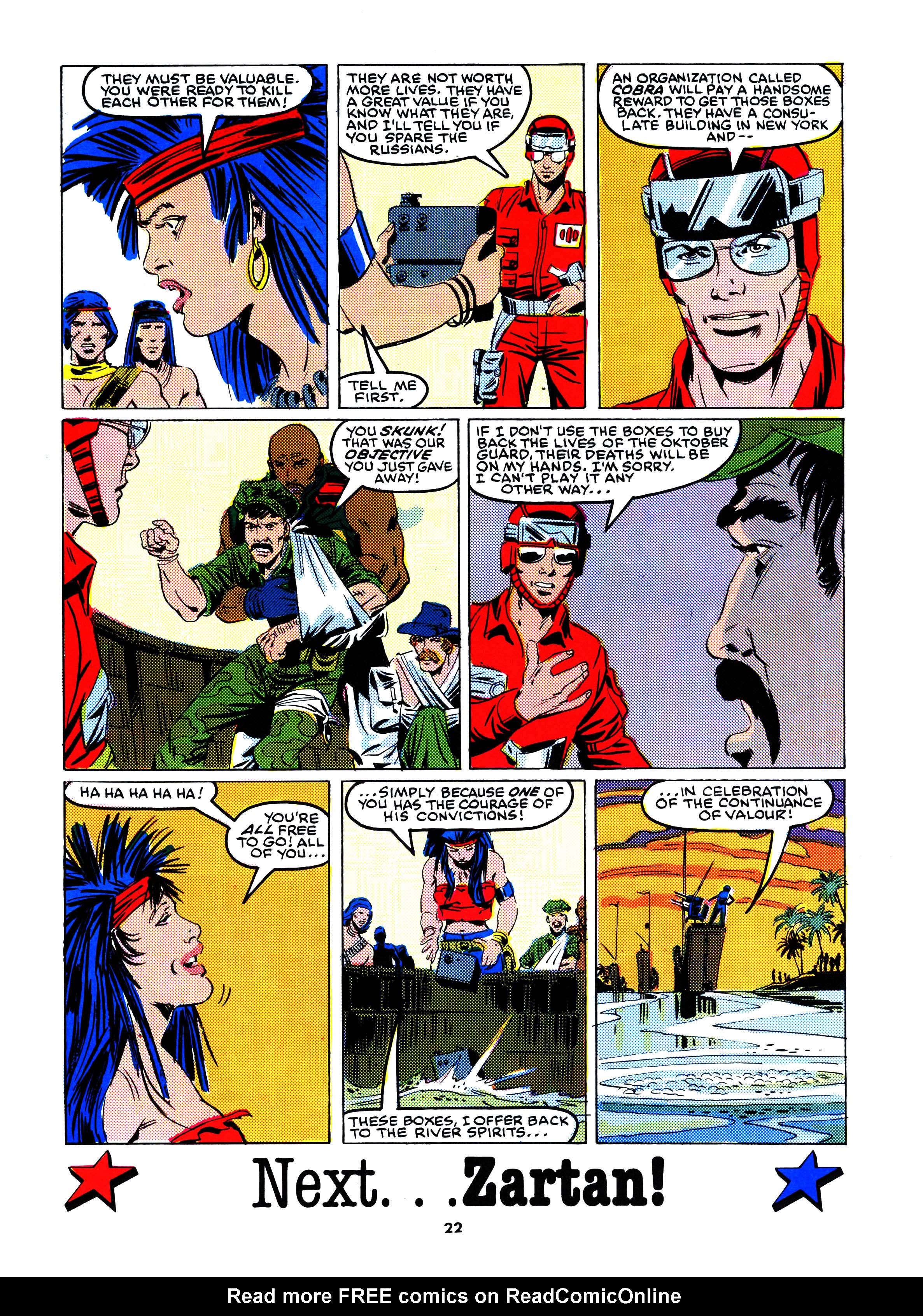 Read online Action Force comic -  Issue #8 - 21
