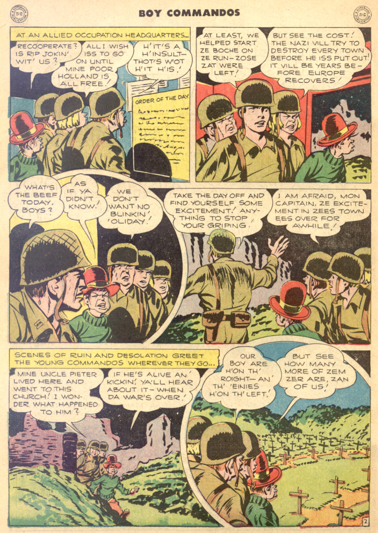 Read online Boy Commandos comic -  Issue #9 - 36