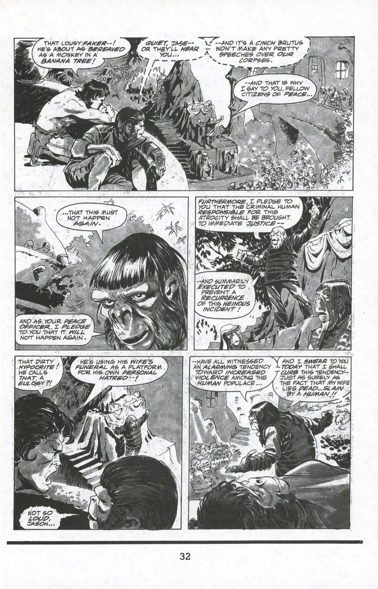 Read online Terror on the Planet of the Apes comic -  Issue #2 - 9