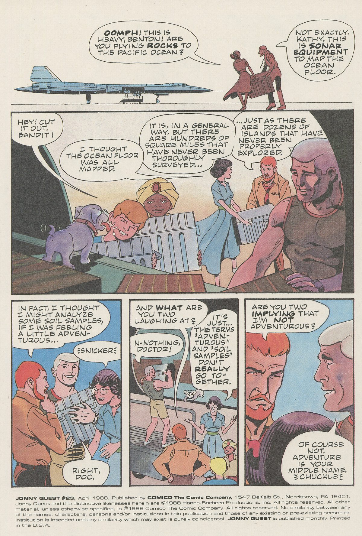Read online Jonny Quest comic -  Issue #23 - 3