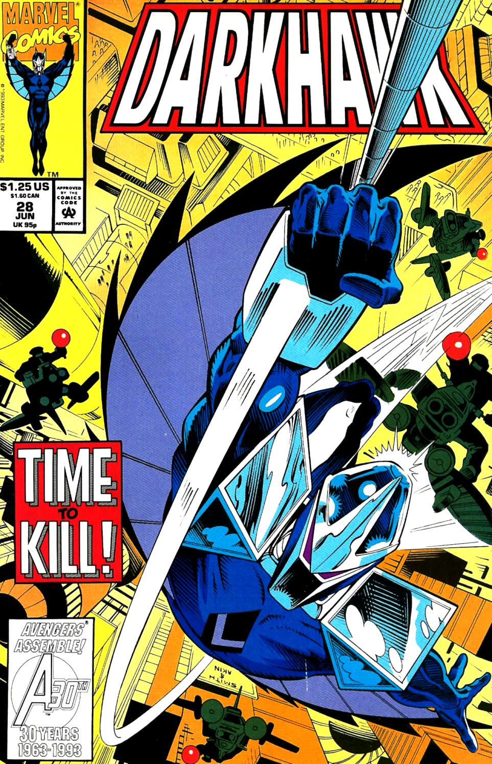 Read online Darkhawk (1991) comic -  Issue #28 - 1