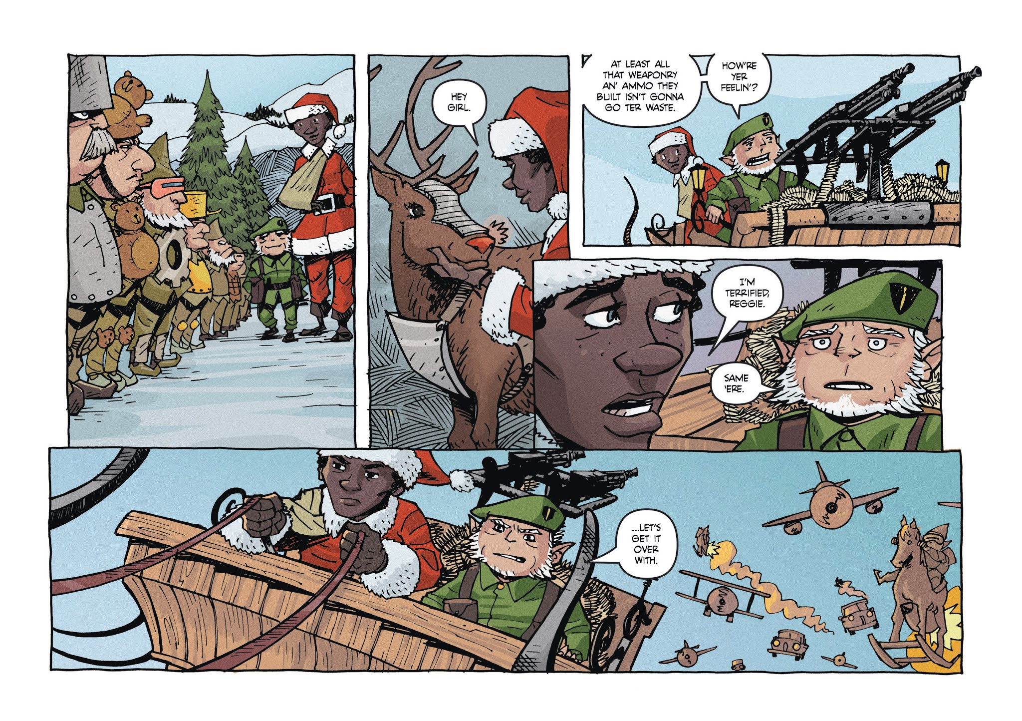 Read online Santa Claus vs. The Nazis comic -  Issue # TPB - 74