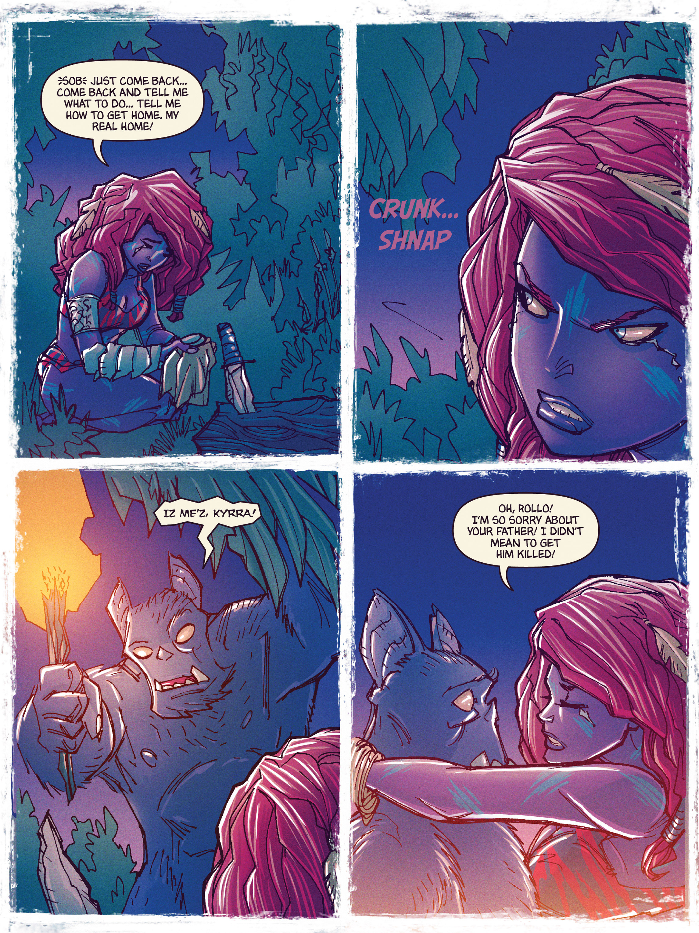 Read online Kyrra: Alien Jungle Girl comic -  Issue #4 - 9