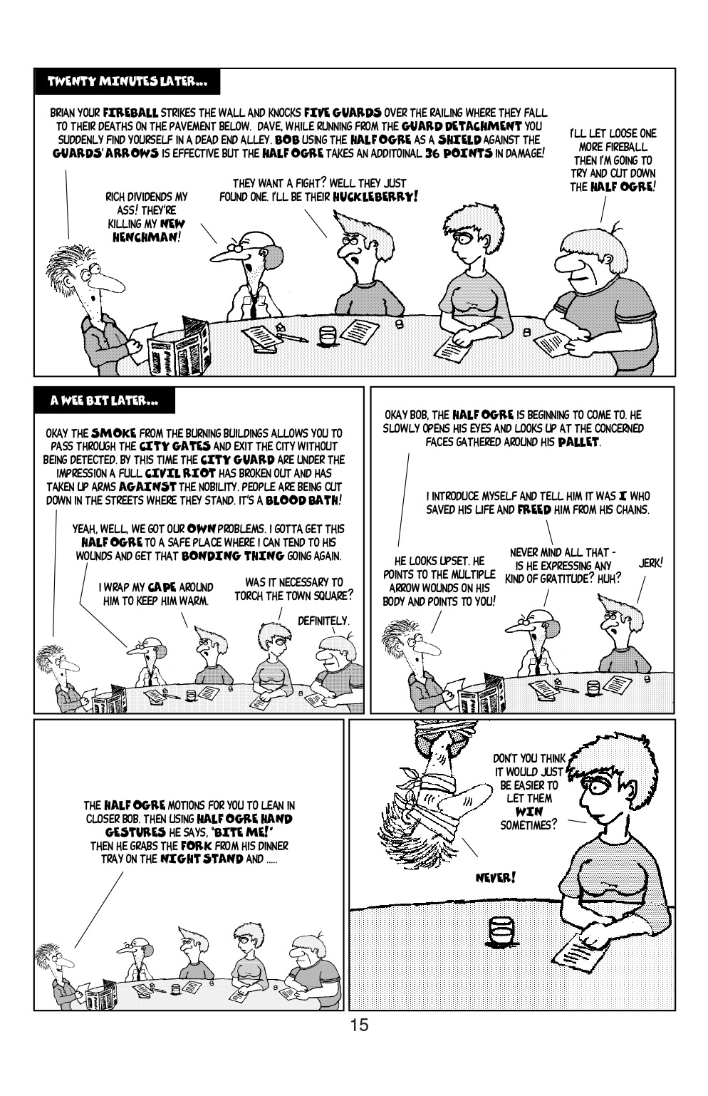 Read online Knights of the Dinner Table comic -  Issue #28 - 17