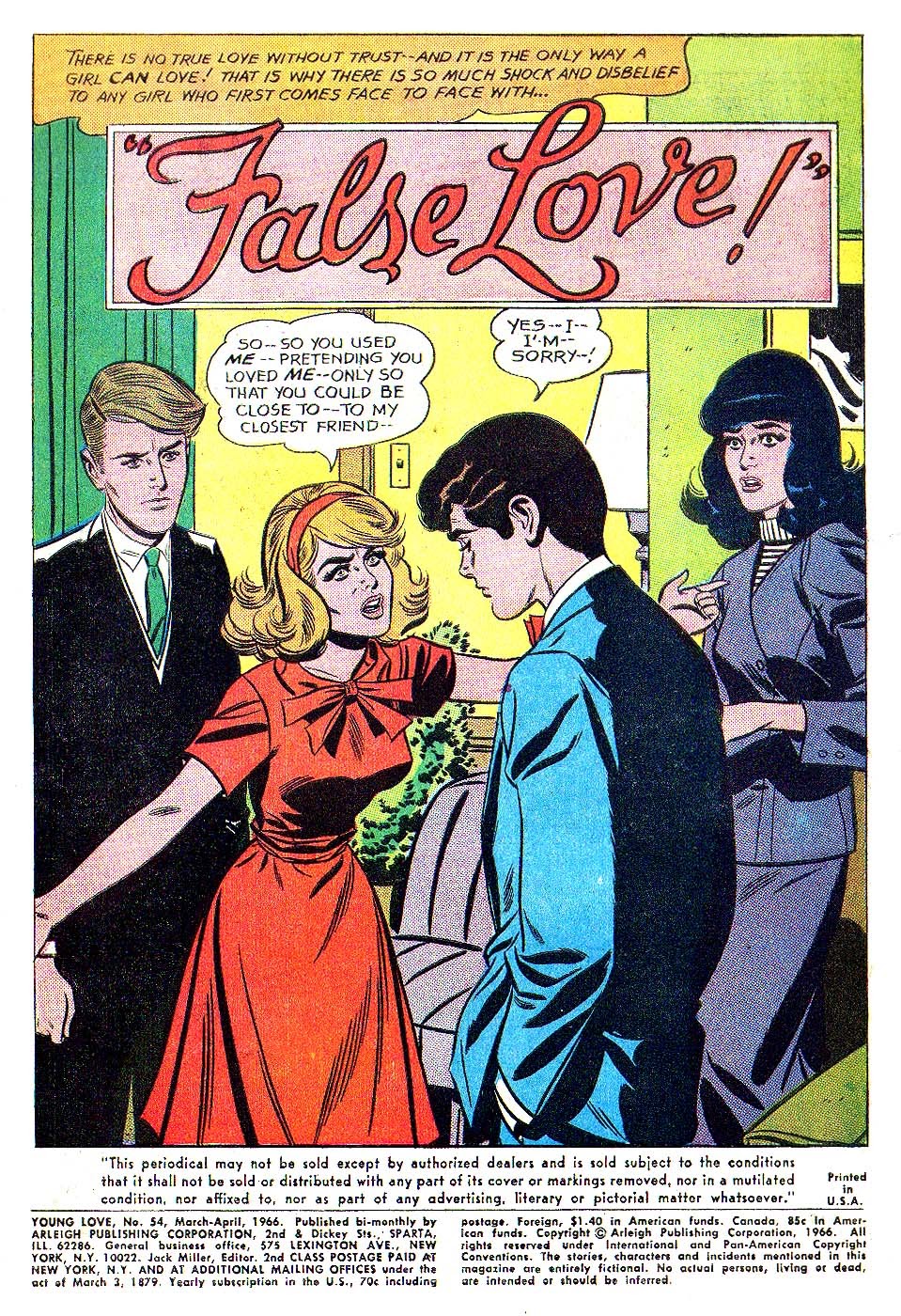Read online Young Love (1963) comic -  Issue #54 - 3