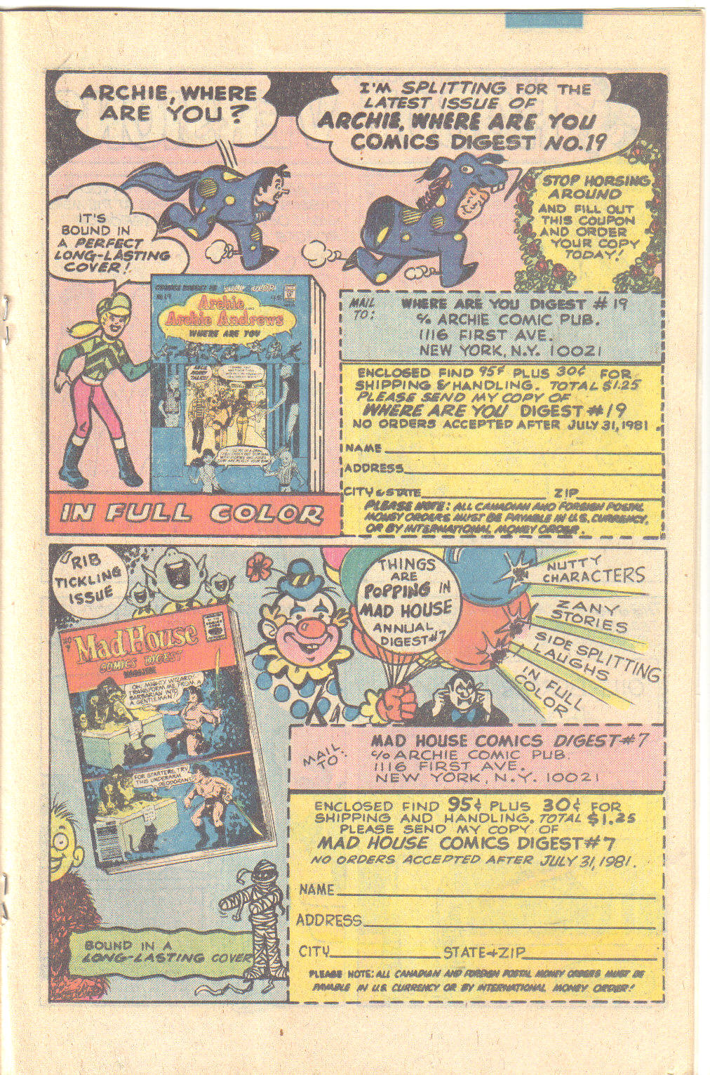 Read online Jughead's Jokes comic -  Issue #73 - 19