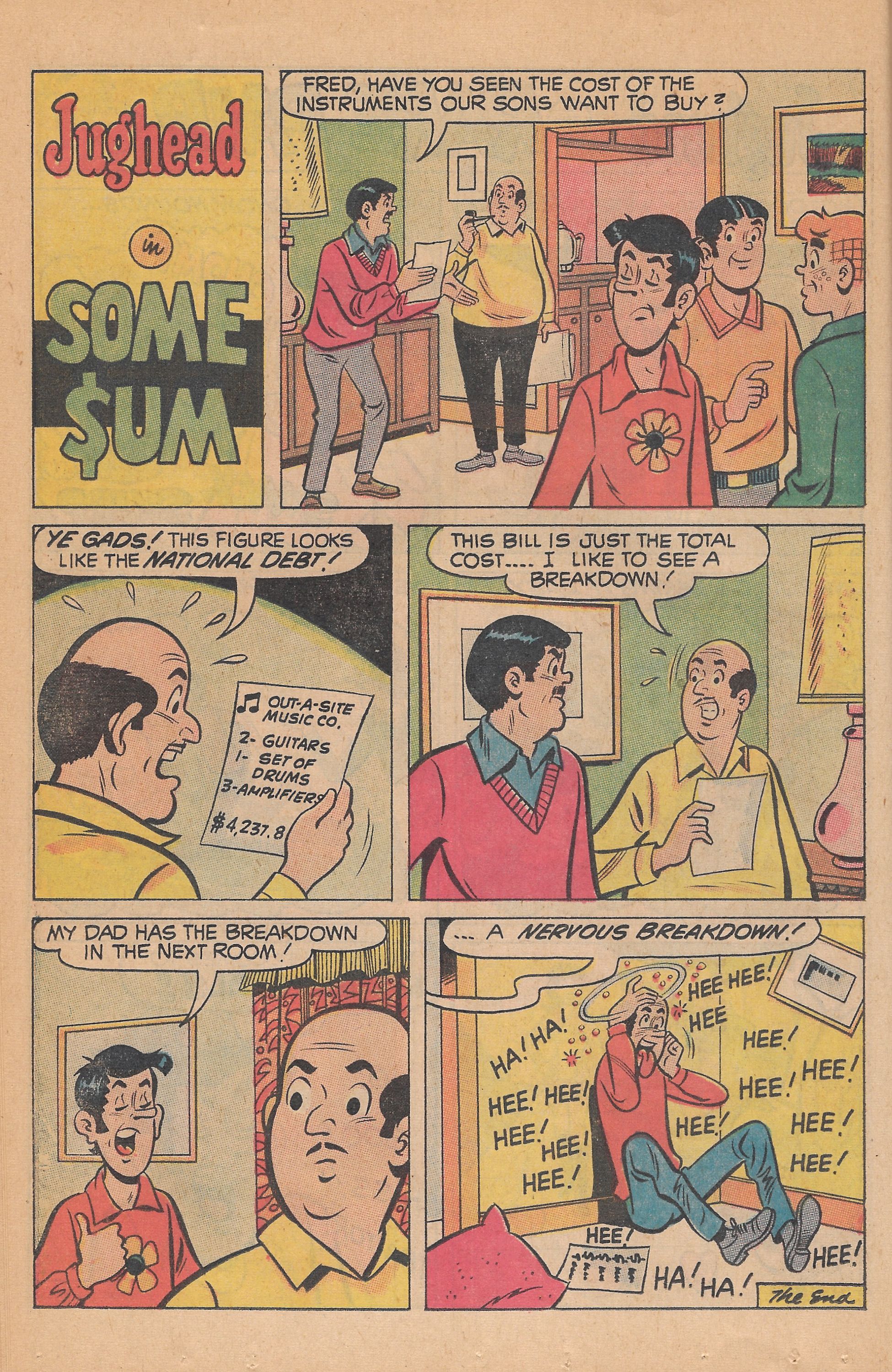 Read online Jughead's Jokes comic -  Issue #19 - 36
