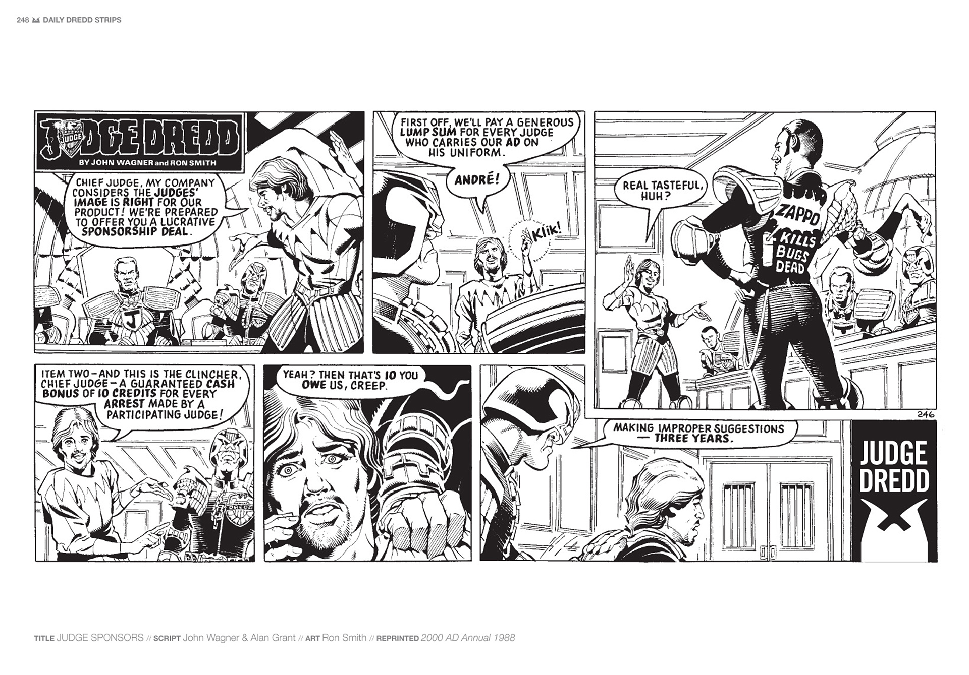 Read online Judge Dredd: The Daily Dredds comic -  Issue # TPB 1 - 251
