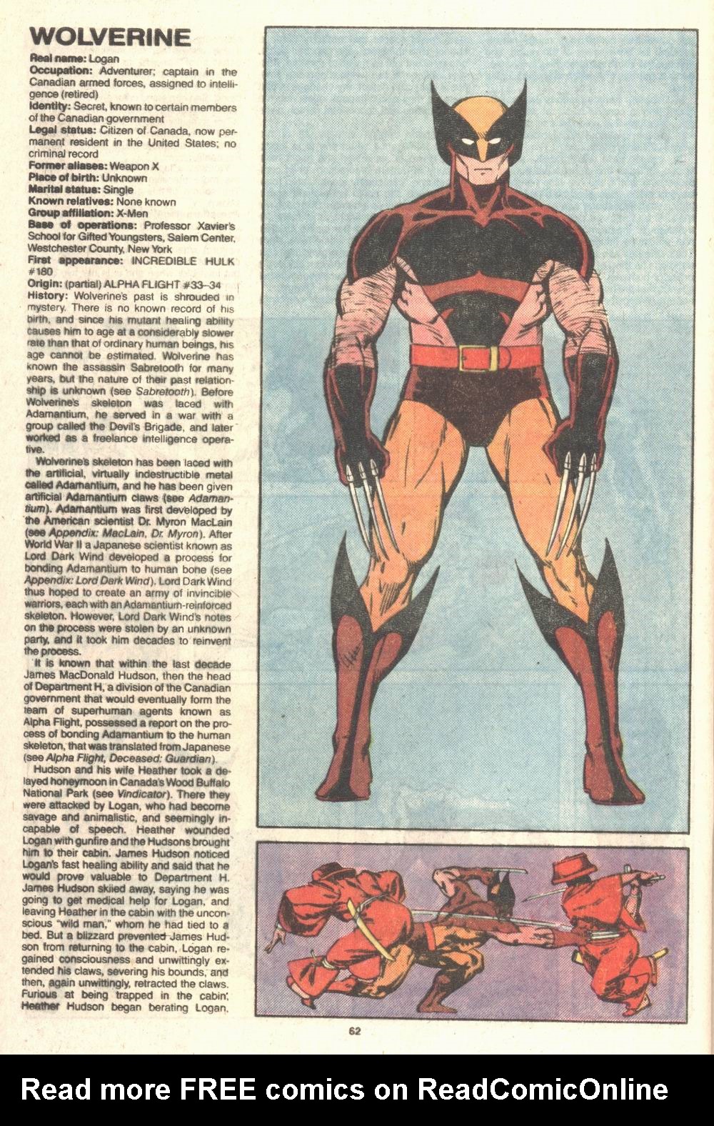 Read online The Official Handbook of the Marvel Universe Deluxe Edition comic -  Issue #14 - 64