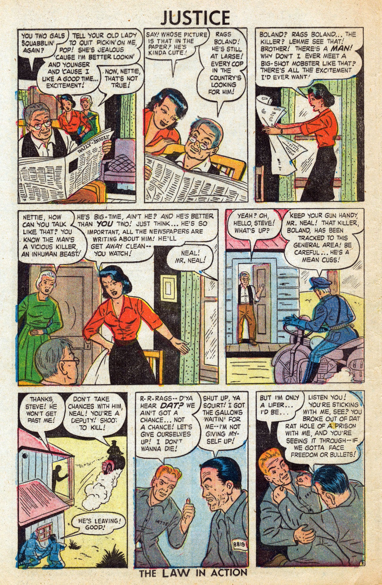 Read online Justice (1947) comic -  Issue #10 - 26