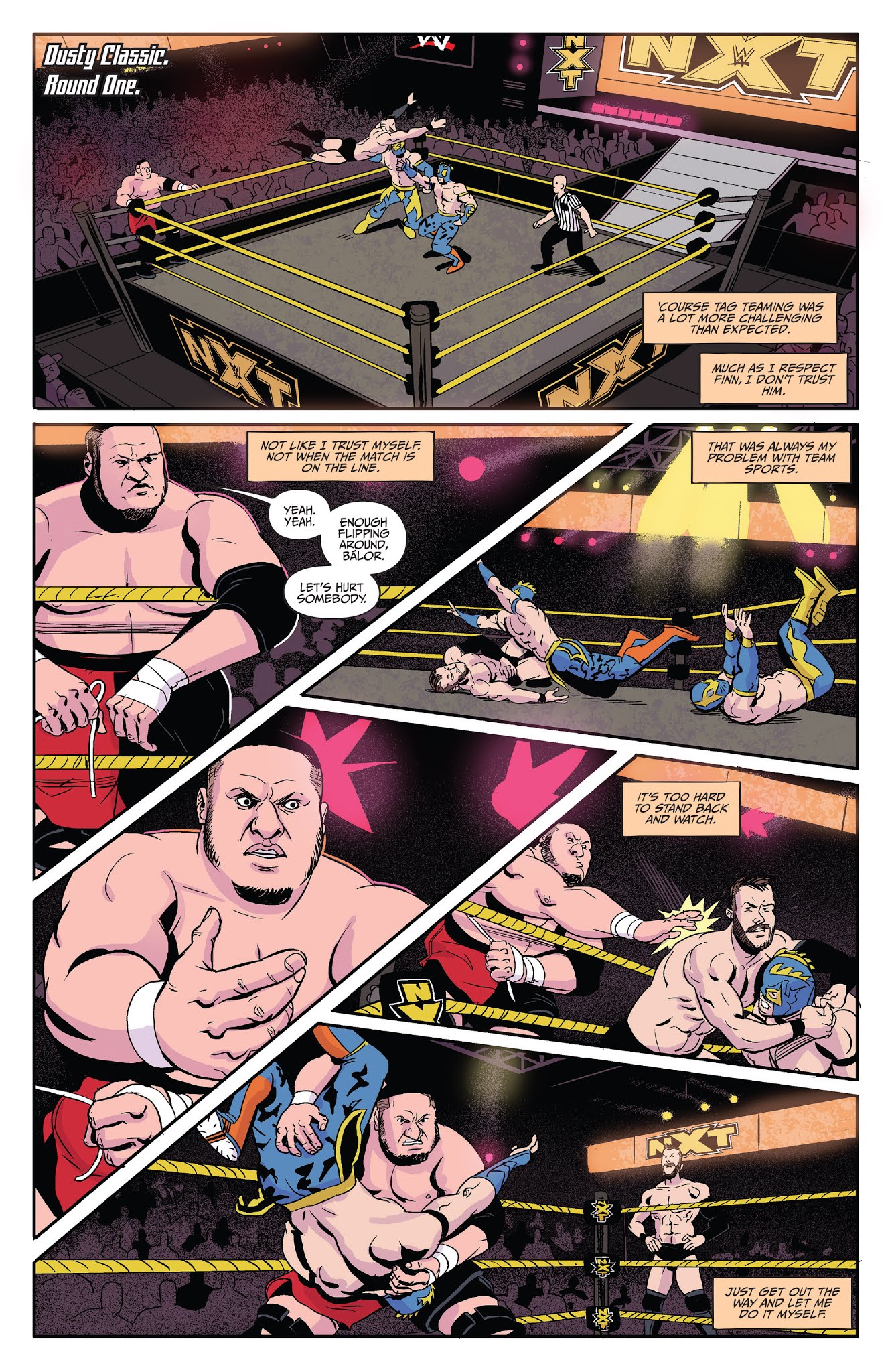 Read online WWE: NXT Takeover - Proving Ground comic -  Issue # Full - 14