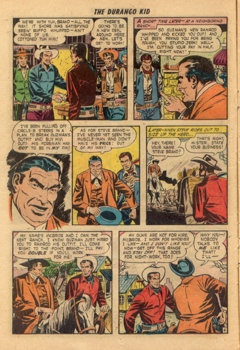 Read online Charles Starrett as The Durango Kid comic -  Issue #12 - 14