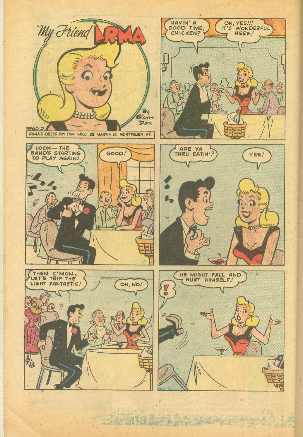 Read online My Friend Irma comic -  Issue #20 - 10