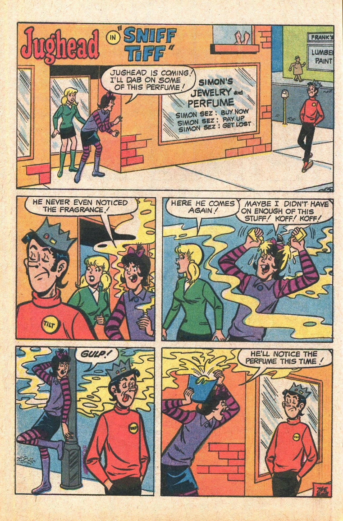 Read online Jughead's Jokes comic -  Issue #10 - 54