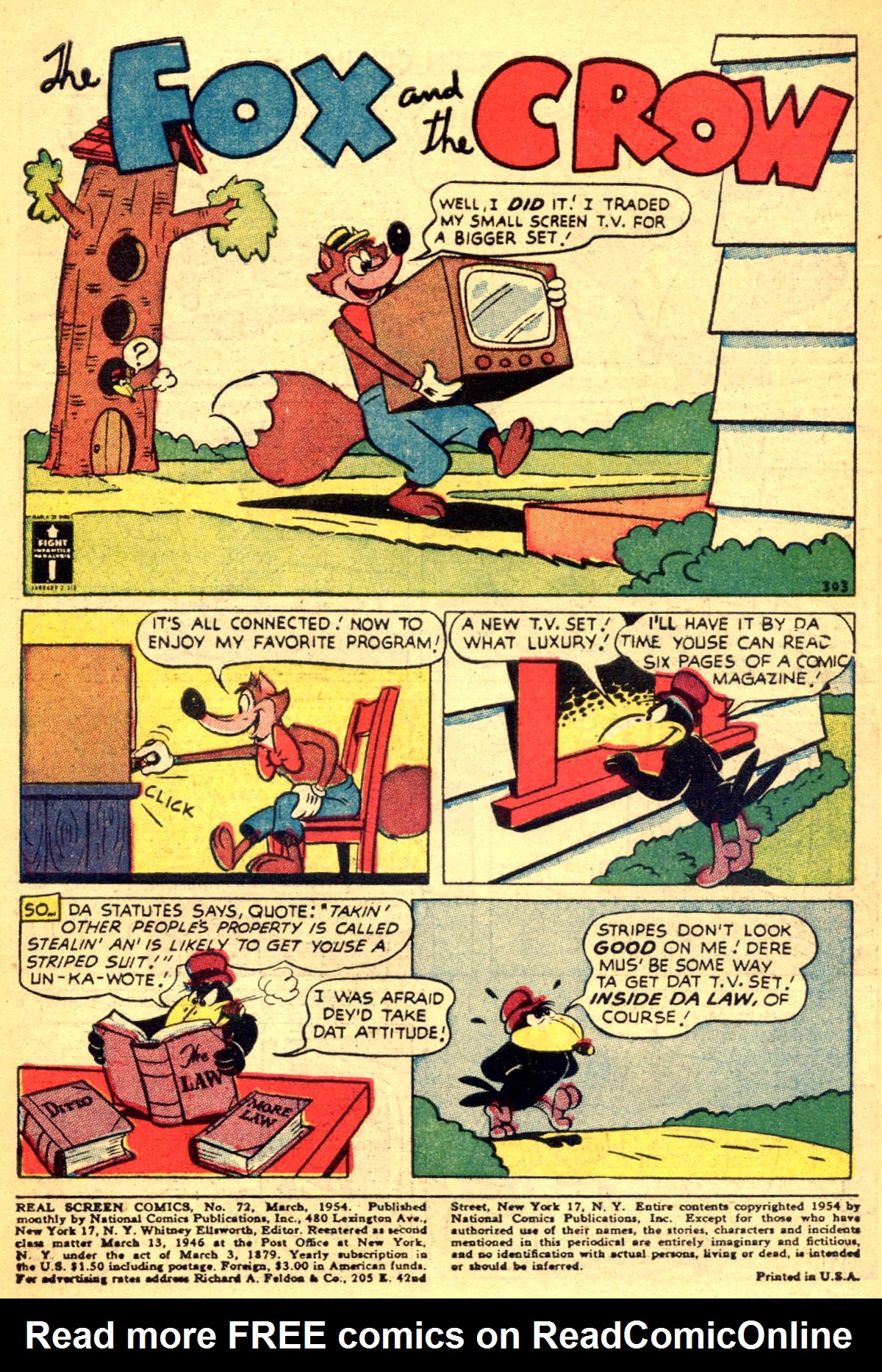 Read online Real Screen Comics comic -  Issue #72 - 3
