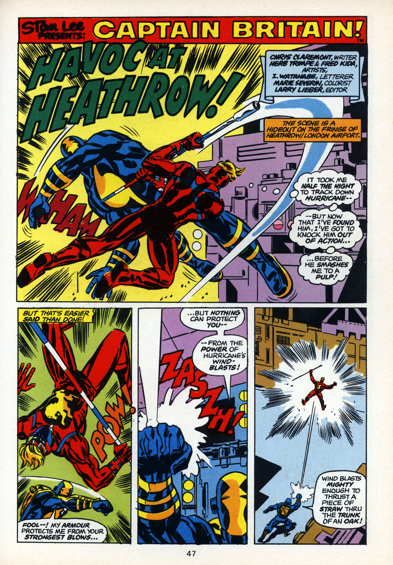 Read online Captain Britain (1976) comic -  Issue # _Annual - 46