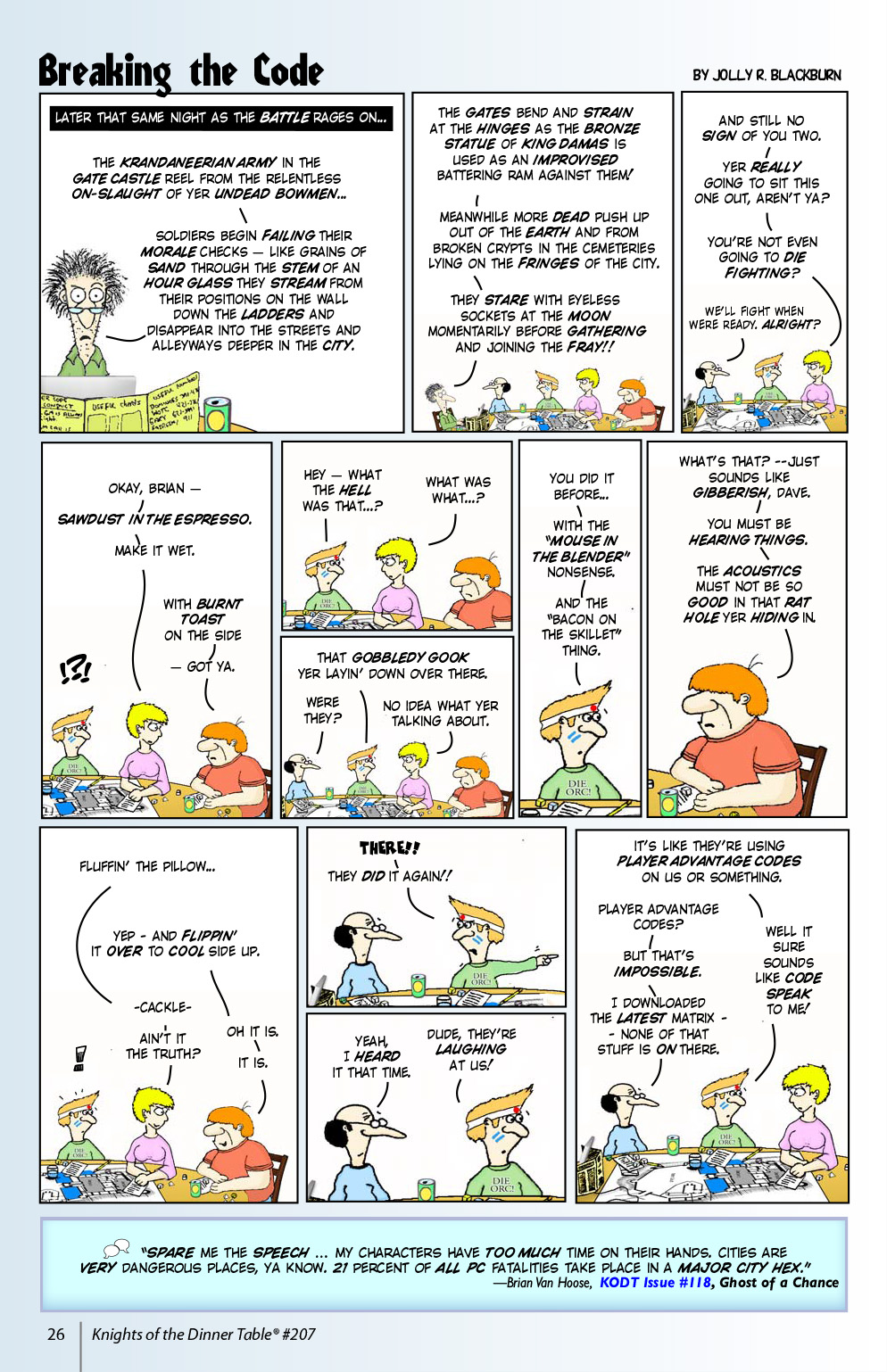 Read online Knights of the Dinner Table comic -  Issue #207 - 28