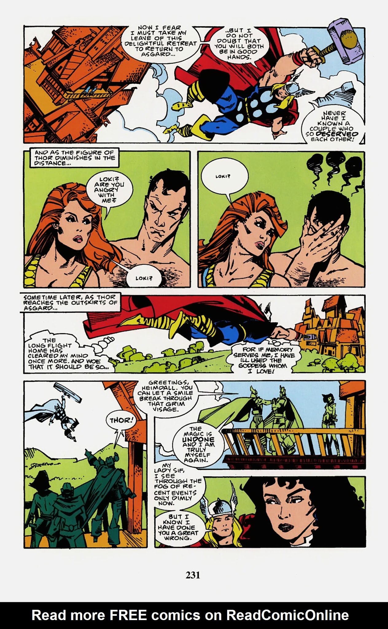 Read online Thor Visionaries: Walter Simonson comic -  Issue # TPB 2 - 233