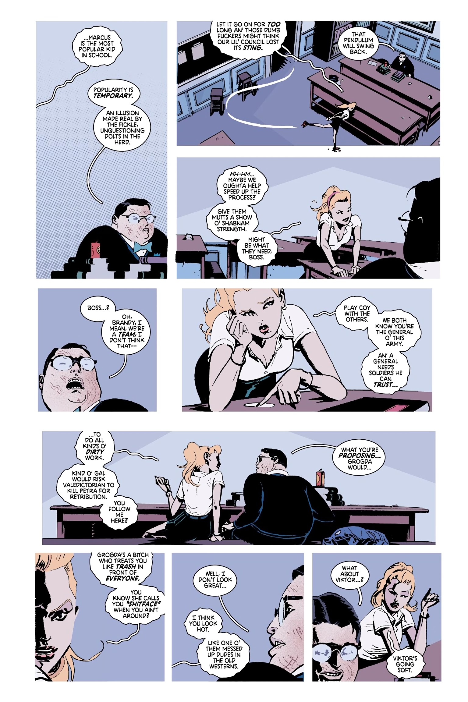 Read online Deadly Class comic -  Issue # _Deluxe Edition Teen Age Riot (Part 2) - 84
