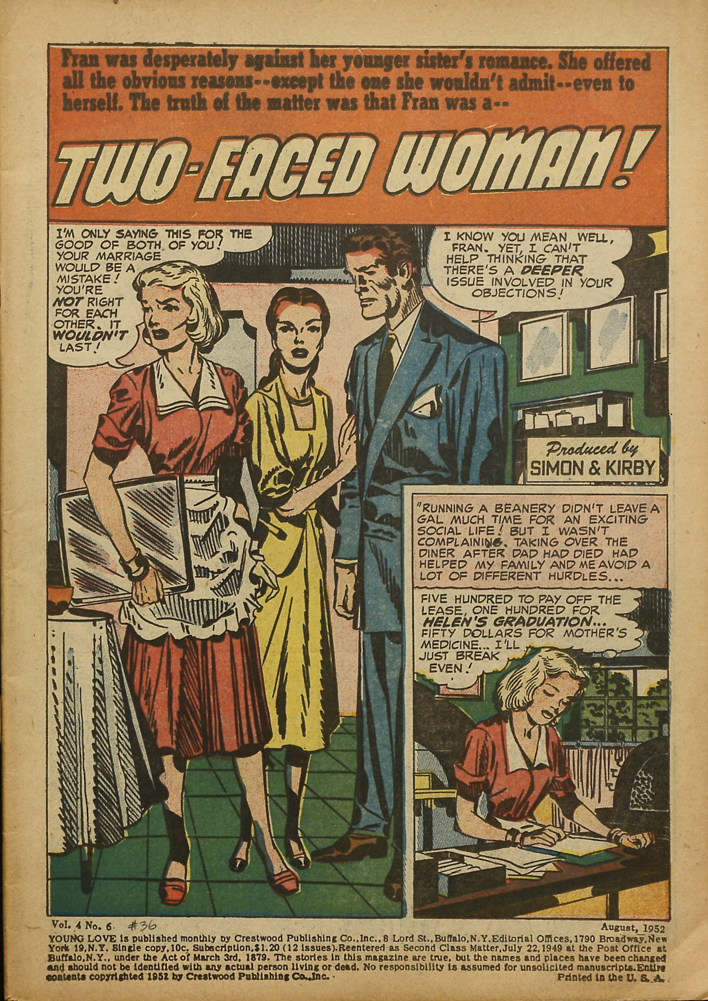 Read online Young Love (1949) comic -  Issue #36 - 4