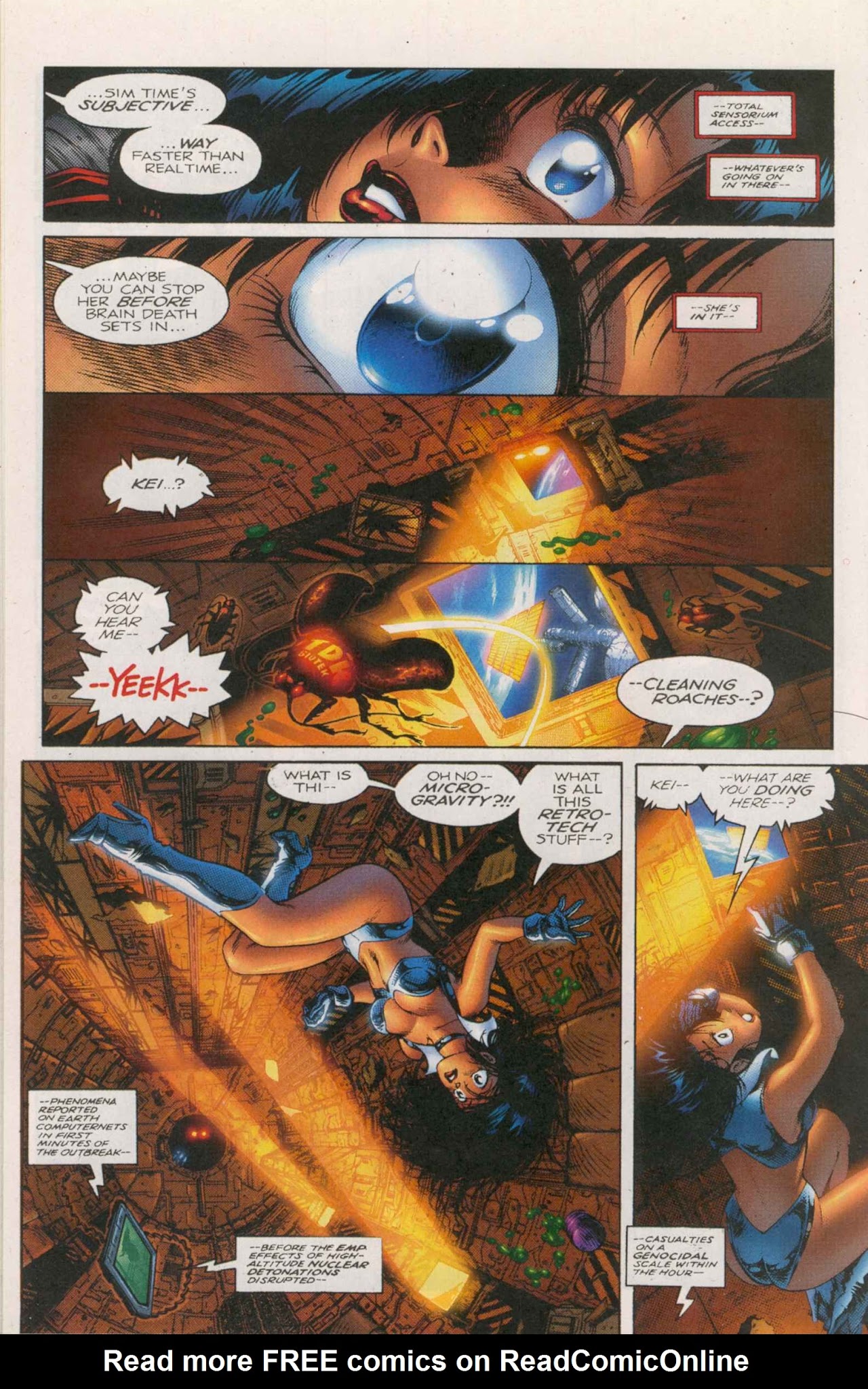 Read online The Dirty Pair: Sim Hell Remastered comic -  Issue #1 - 21