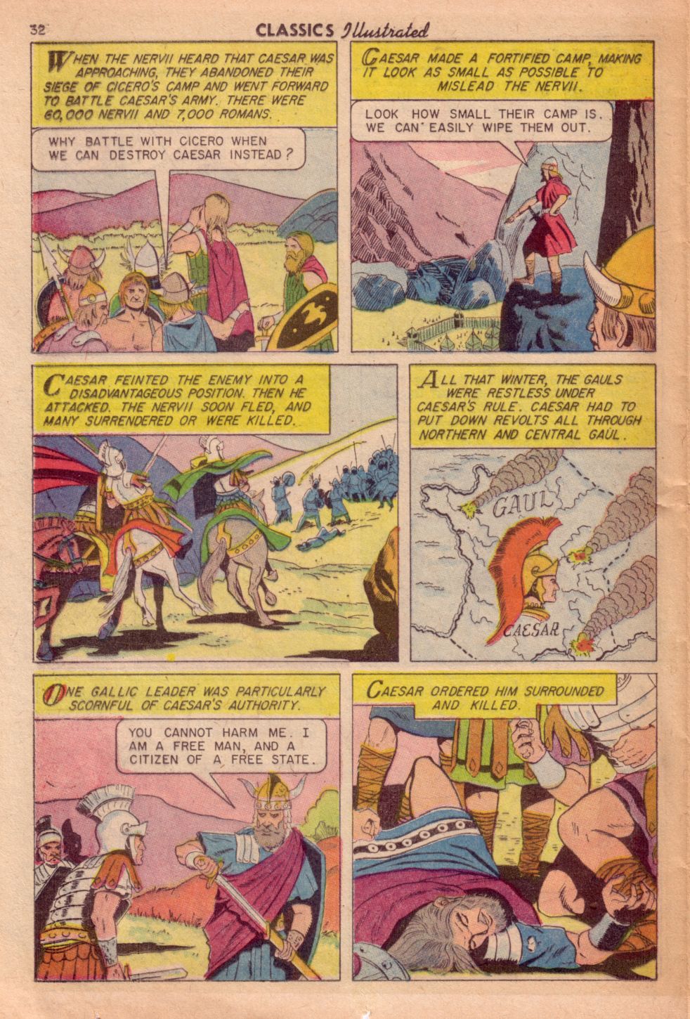 Read online Classics Illustrated comic -  Issue #130 - 34
