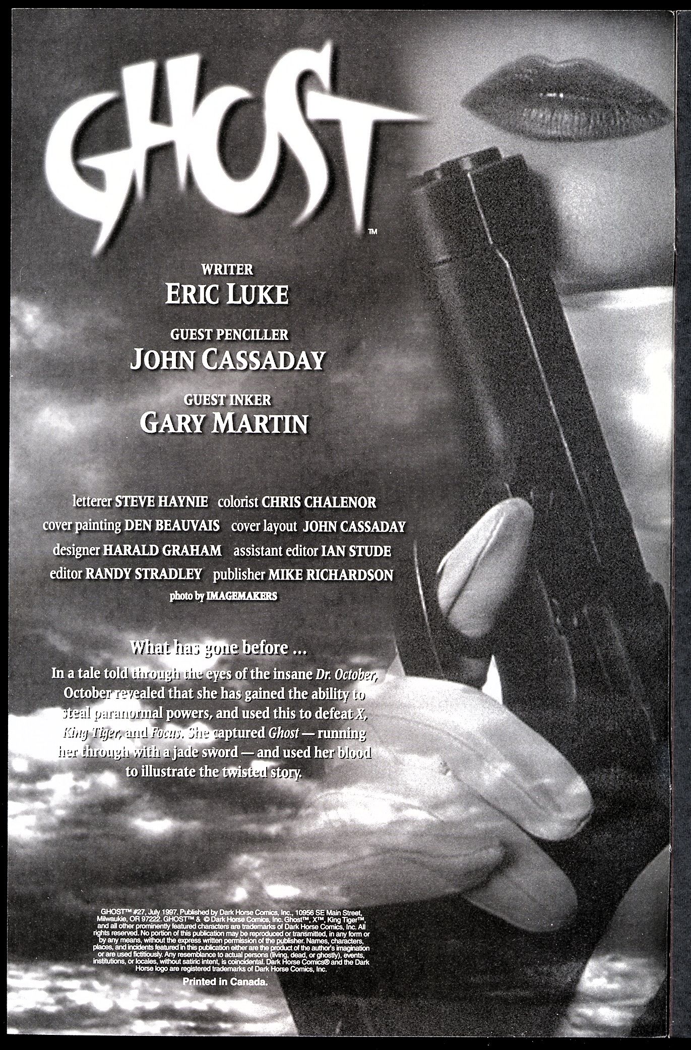 Read online Ghost (1995) comic -  Issue #27 - 2
