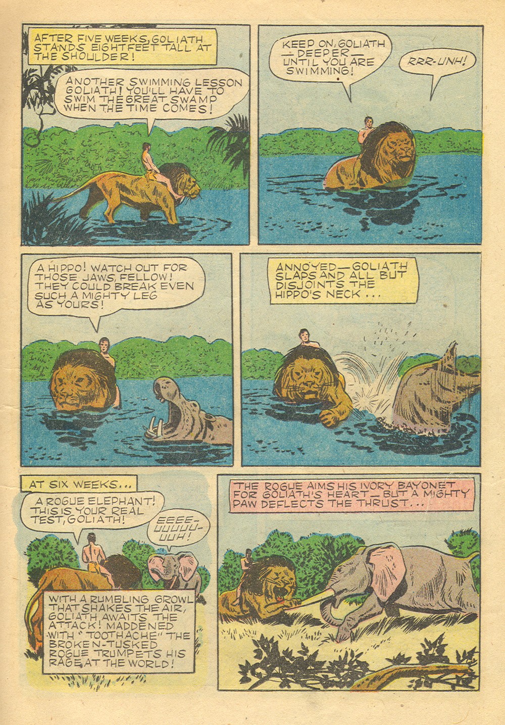 Read online Tarzan (1948) comic -  Issue #36 - 21