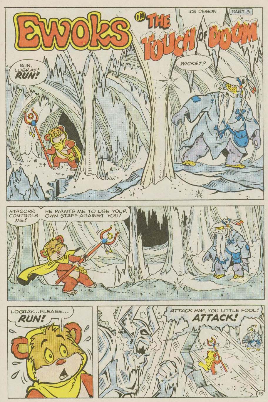 Read online Ewoks (1987) comic -  Issue #6 - 14