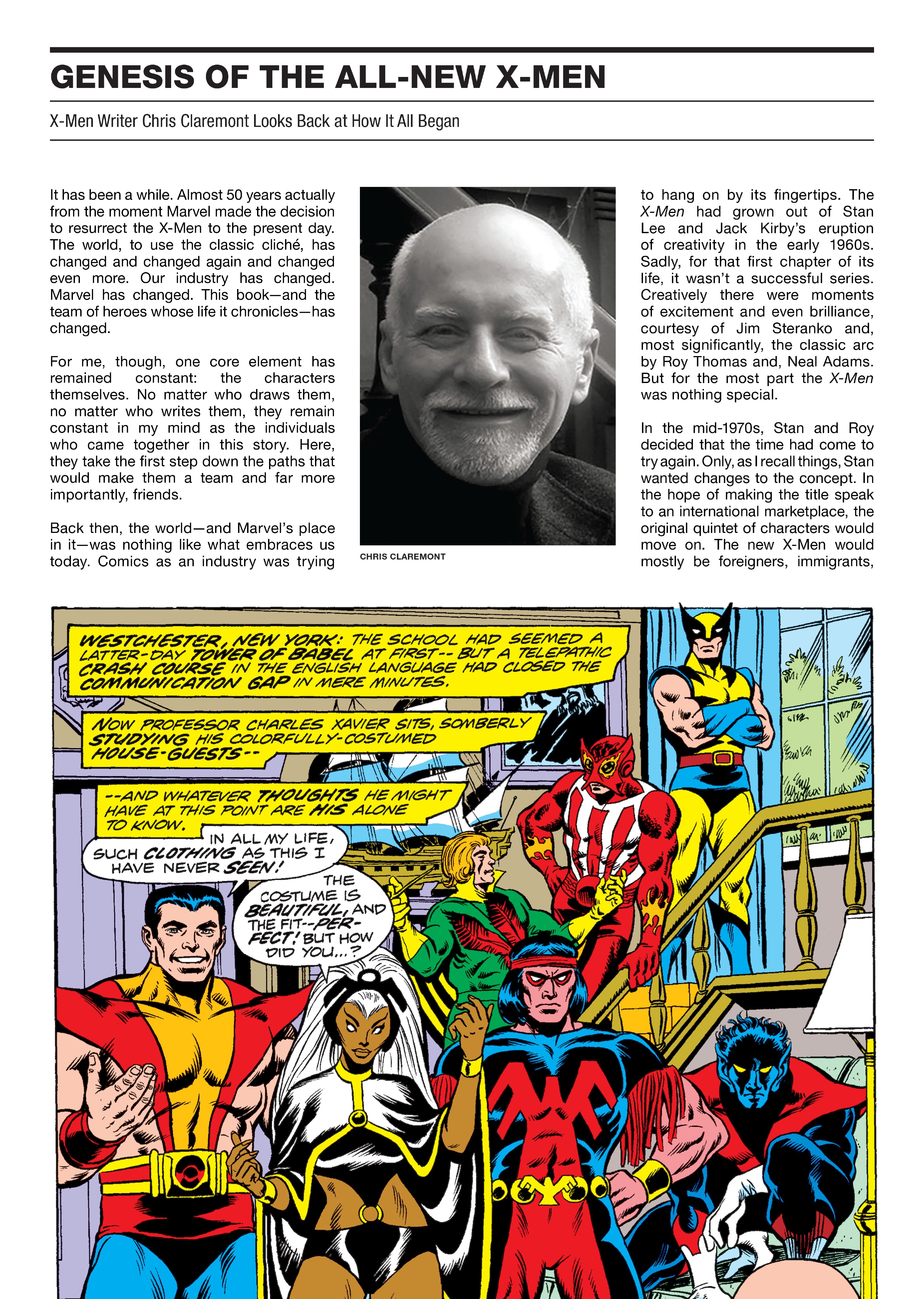 Read online Giant-Size X-Men: Tribute To Wein & Cockrum Gallery Edition comic -  Issue # TPB (Part 1) - 85