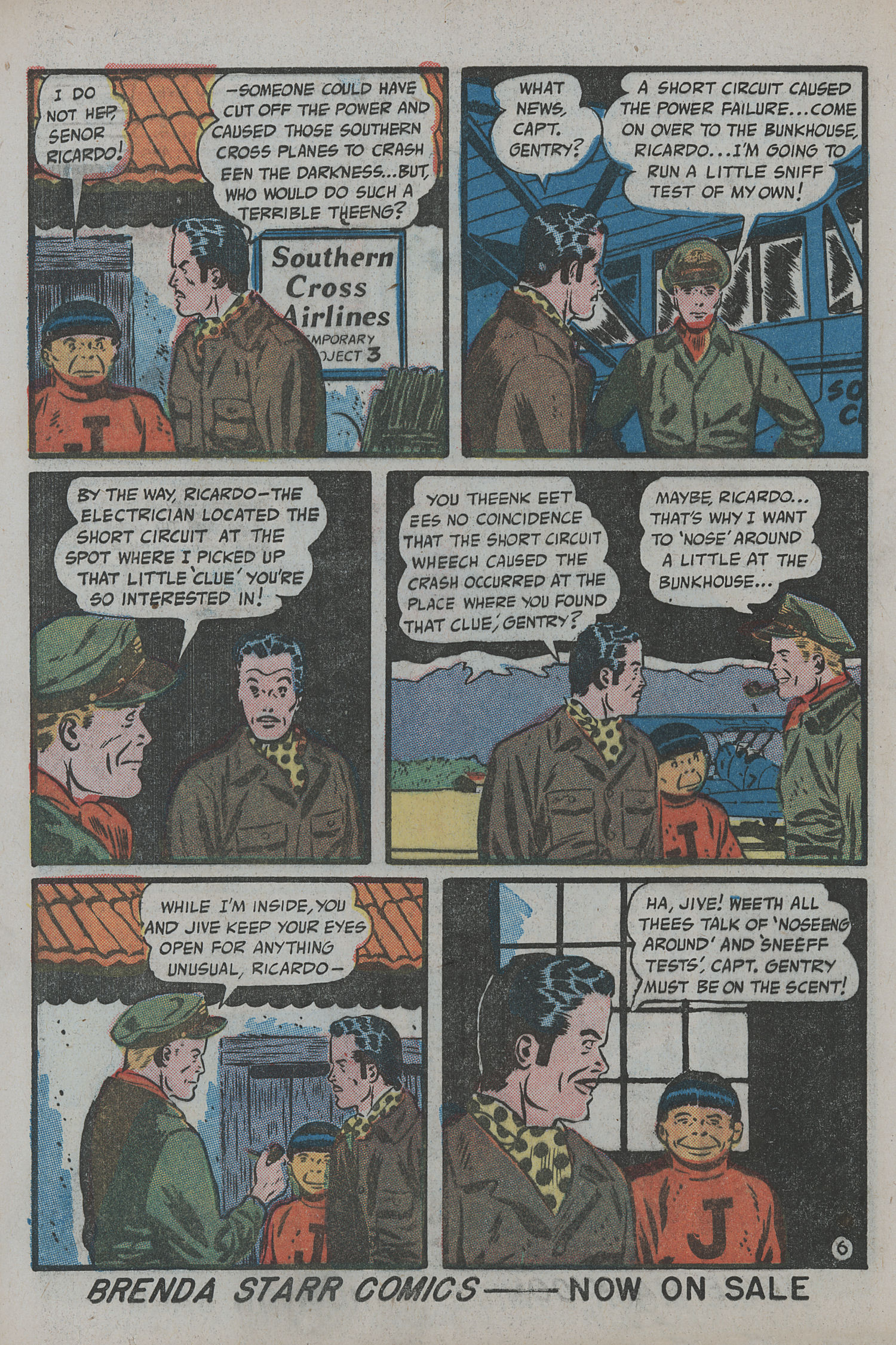 Read online Bruce Gentry comic -  Issue #1 - 16