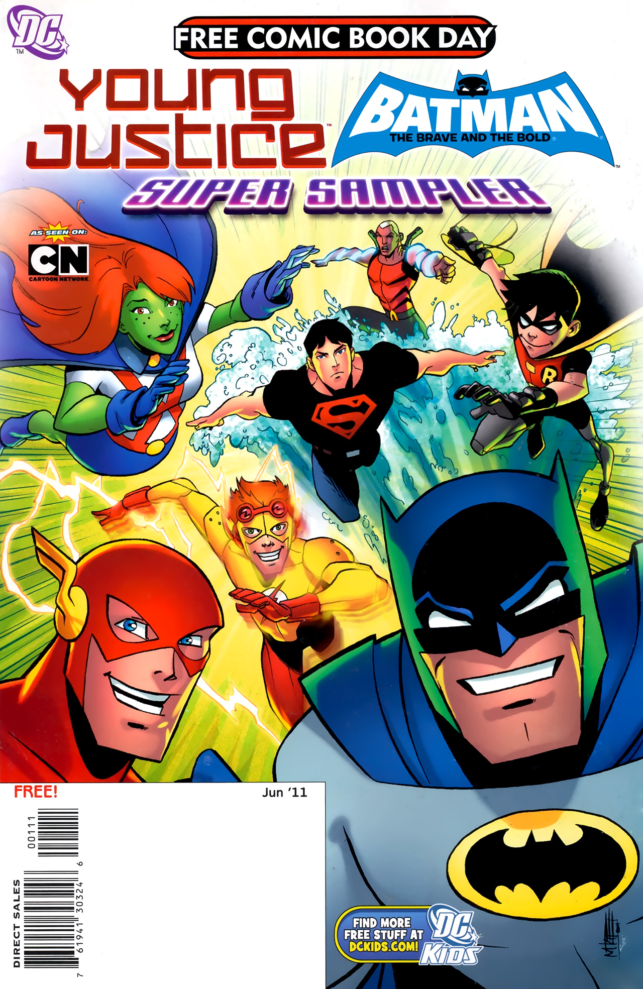 Read online FCBD 2011 Young Justice Batman BB Super Sampler comic -  Issue # Full - 1
