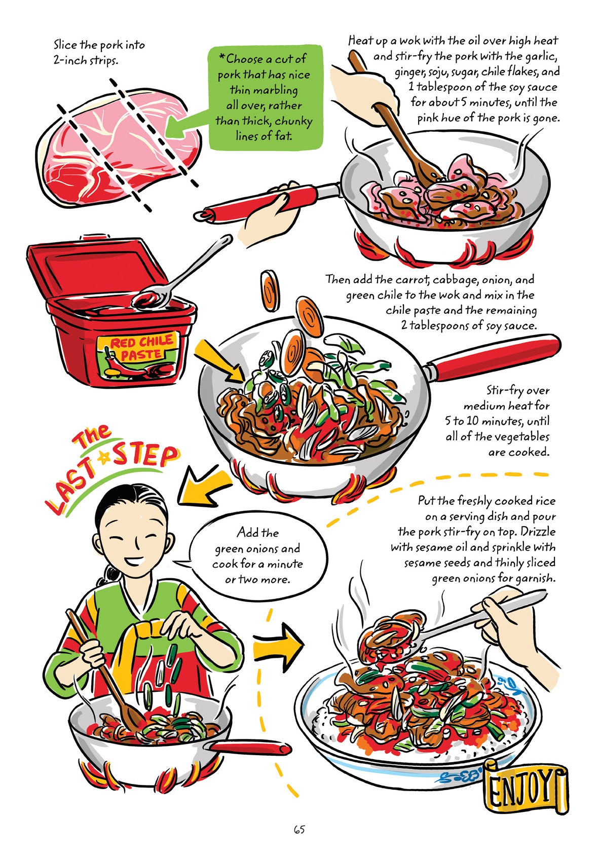 Read online Cook Korean! A Comic Book With Recipes comic -  Issue # TPB (Part 1) - 64