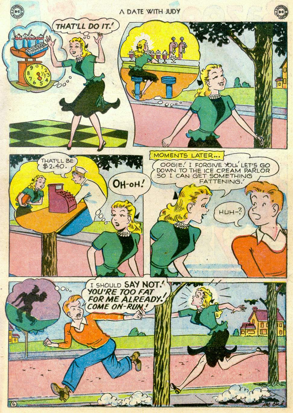 Read online A Date with Judy comic -  Issue #7 - 21