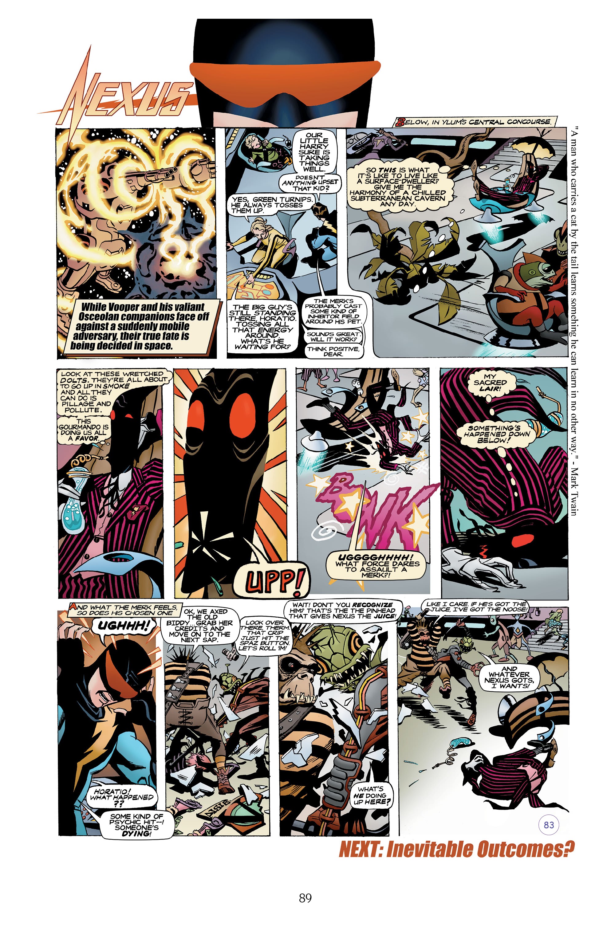Read online Nexus Newspaper Strips: The Coming of Gourmando comic -  Issue # TPB (Part 1) - 88