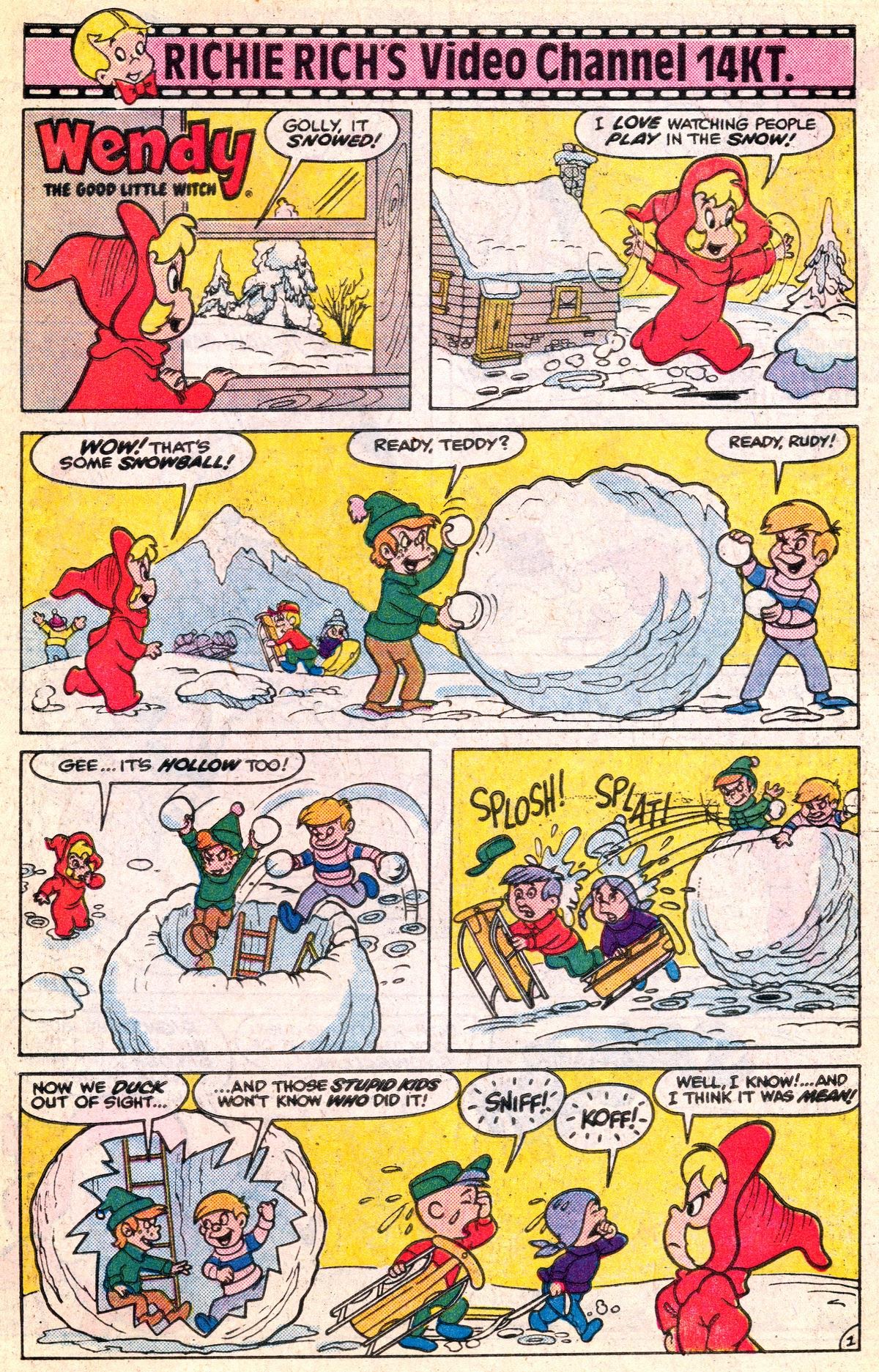 Read online Harvey Hits Comics comic -  Issue #3 - 7