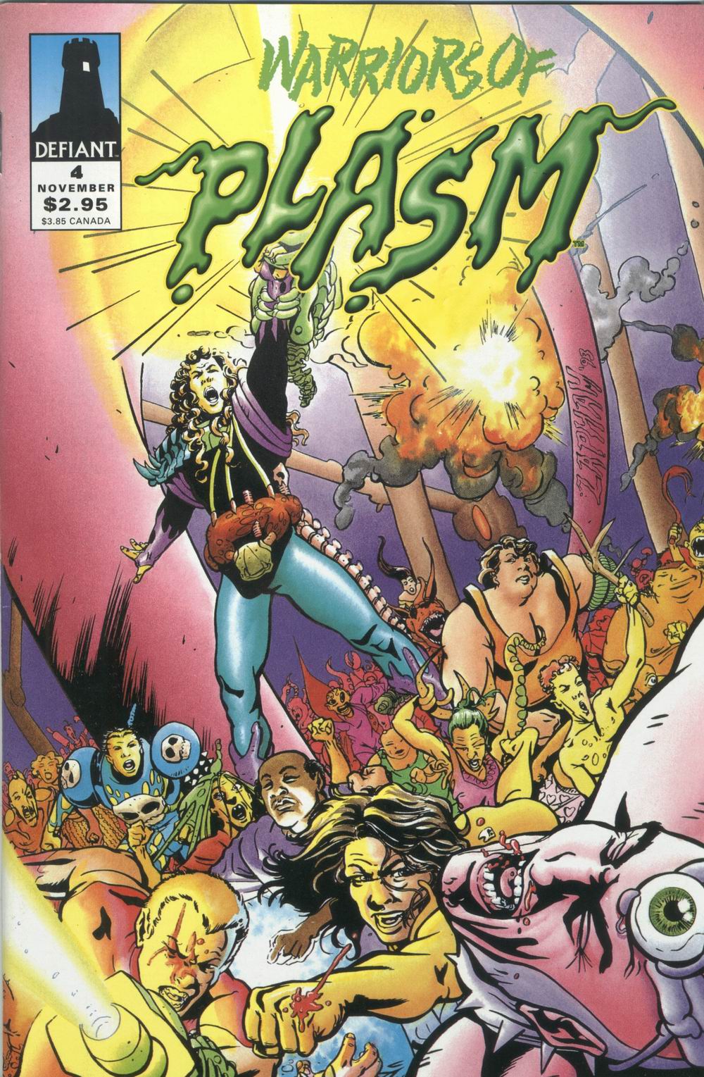 Read online Warriors of Plasm comic -  Issue #4 - 1