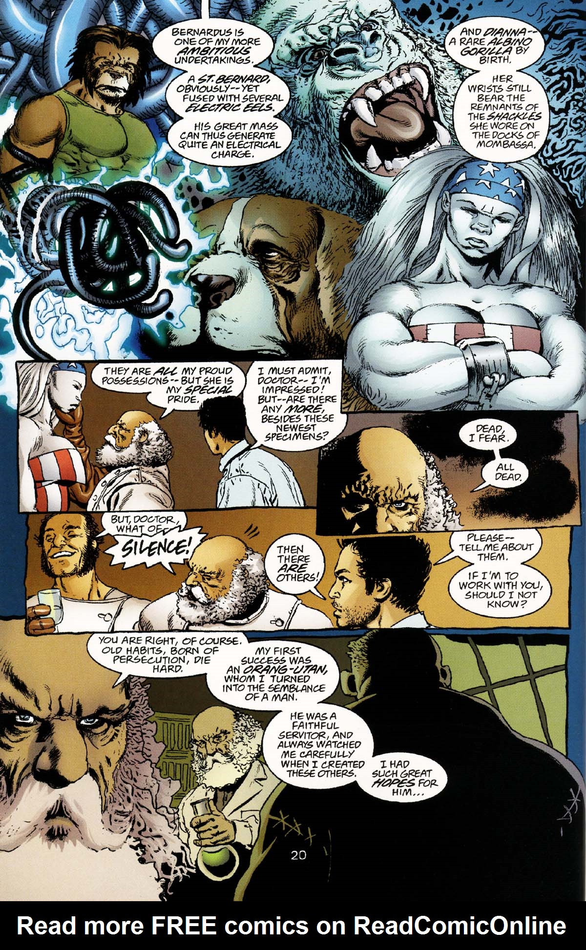 Read online JLA: The Island of Doctor Moreau comic -  Issue # Full - 22