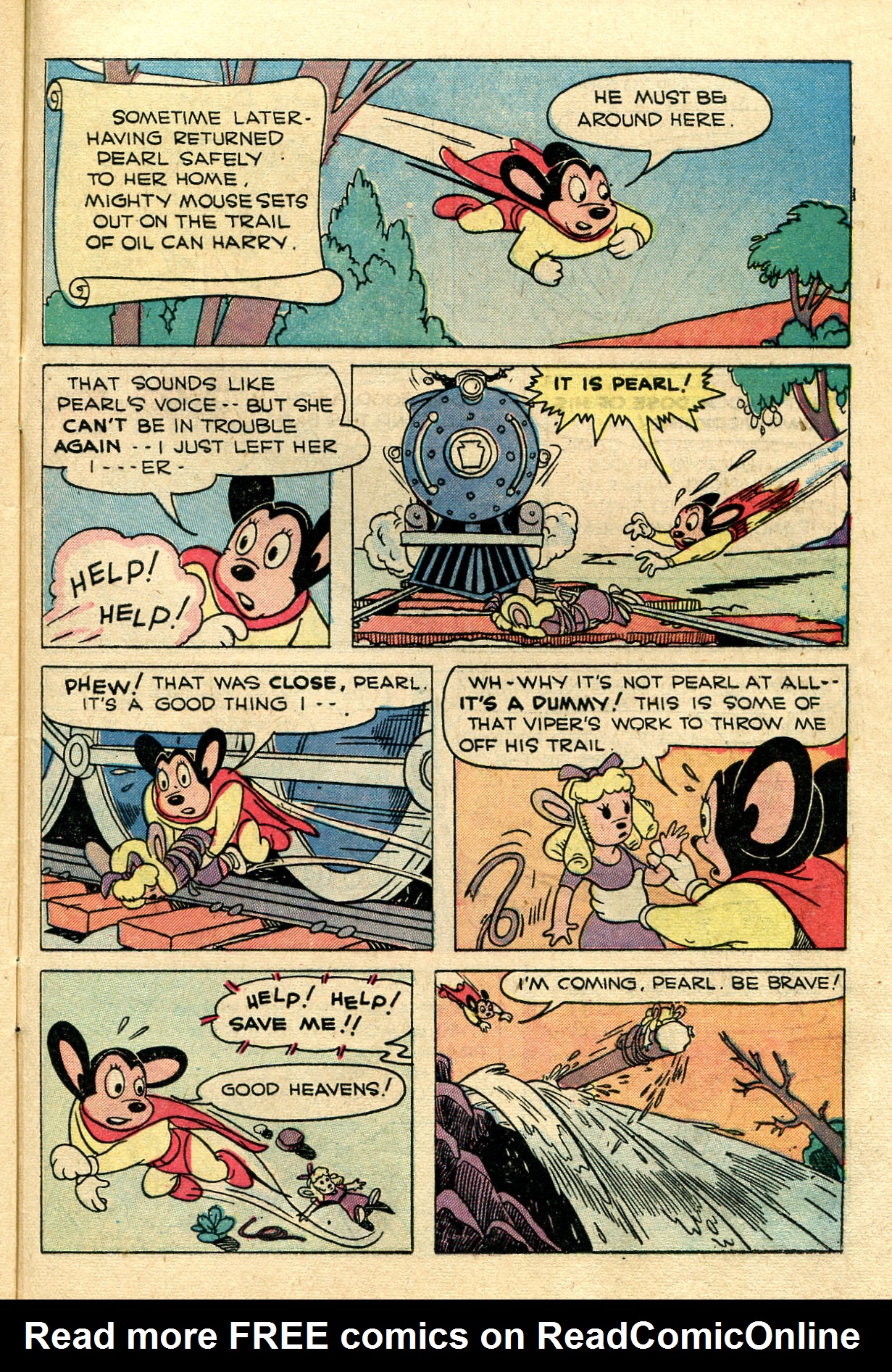 Read online Paul Terry's Mighty Mouse Comics comic -  Issue #21 - 45