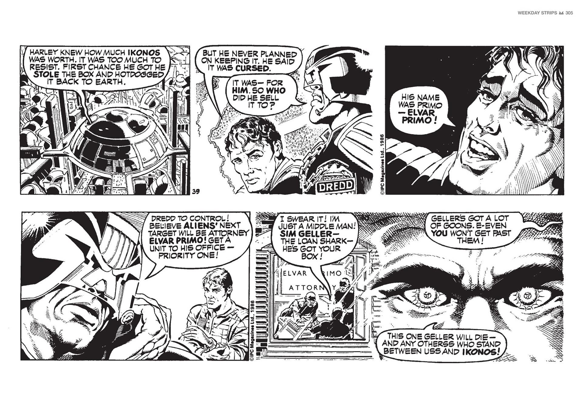 Read online Judge Dredd: The Daily Dredds comic -  Issue # TPB 1 - 308