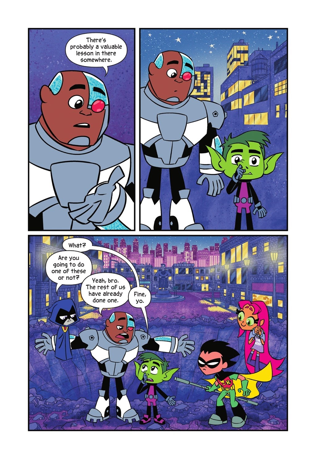 Read online Teen Titans Go! Undead?! comic -  Issue # TPB (Part 2) - 26