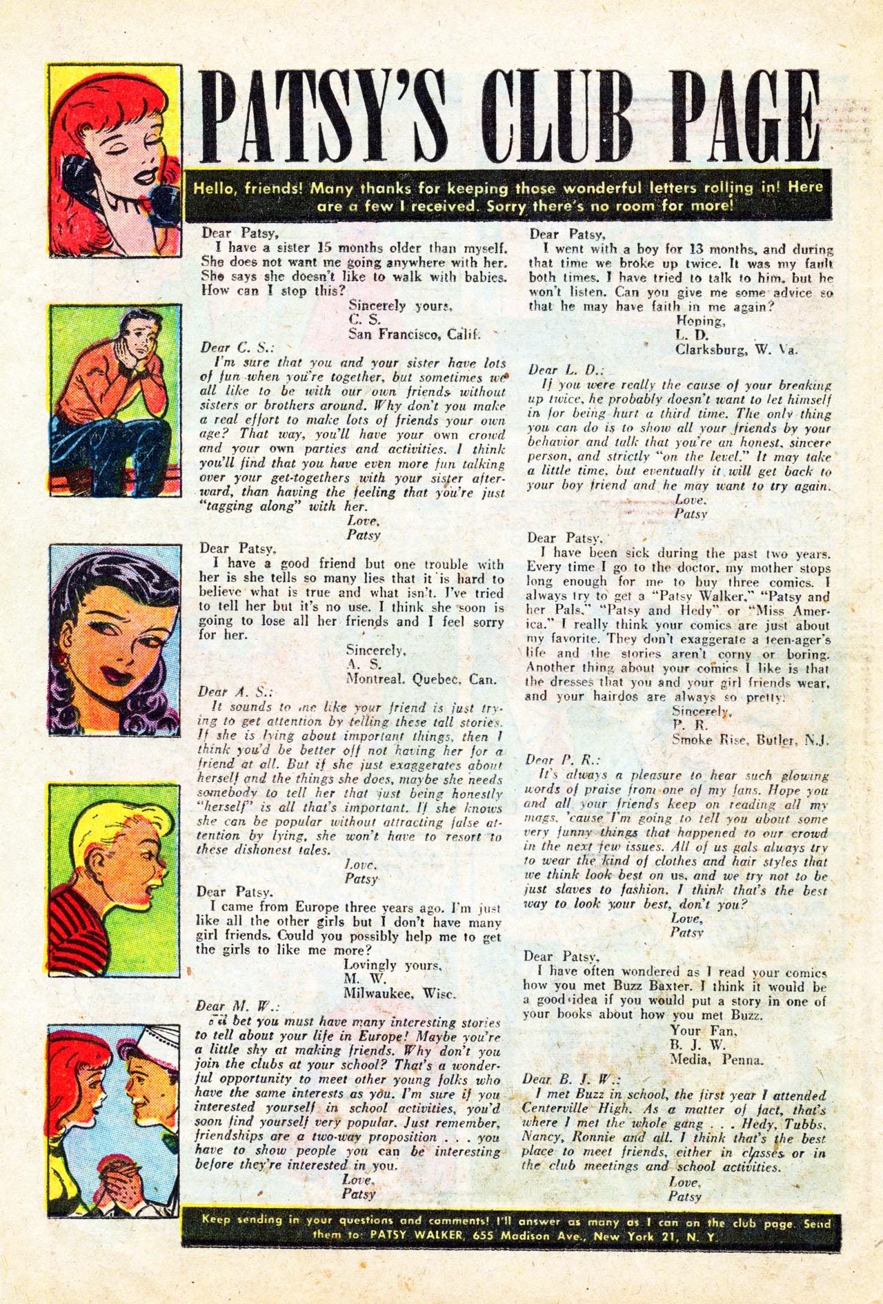 Read online Patsy Walker comic -  Issue #60 - 24