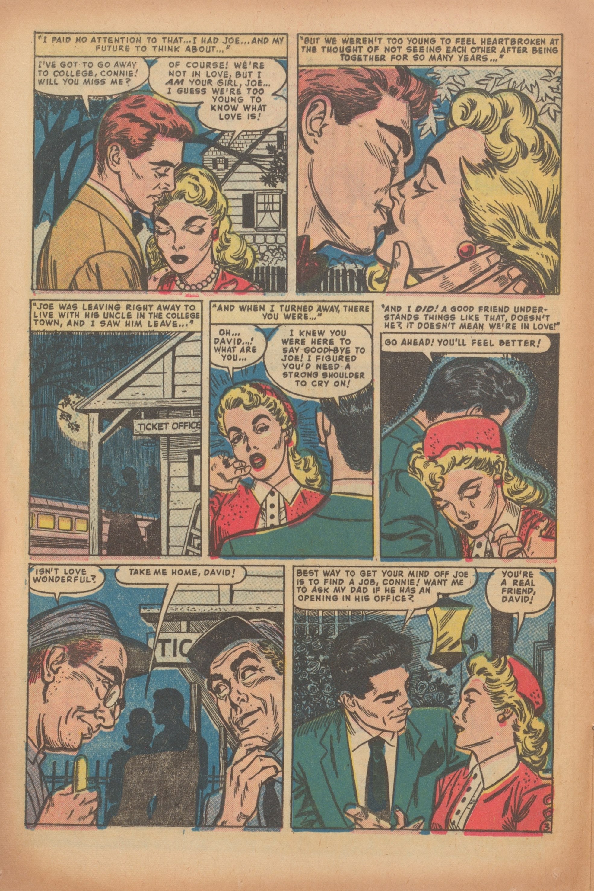 Read online Love Romances comic -  Issue #59 - 12