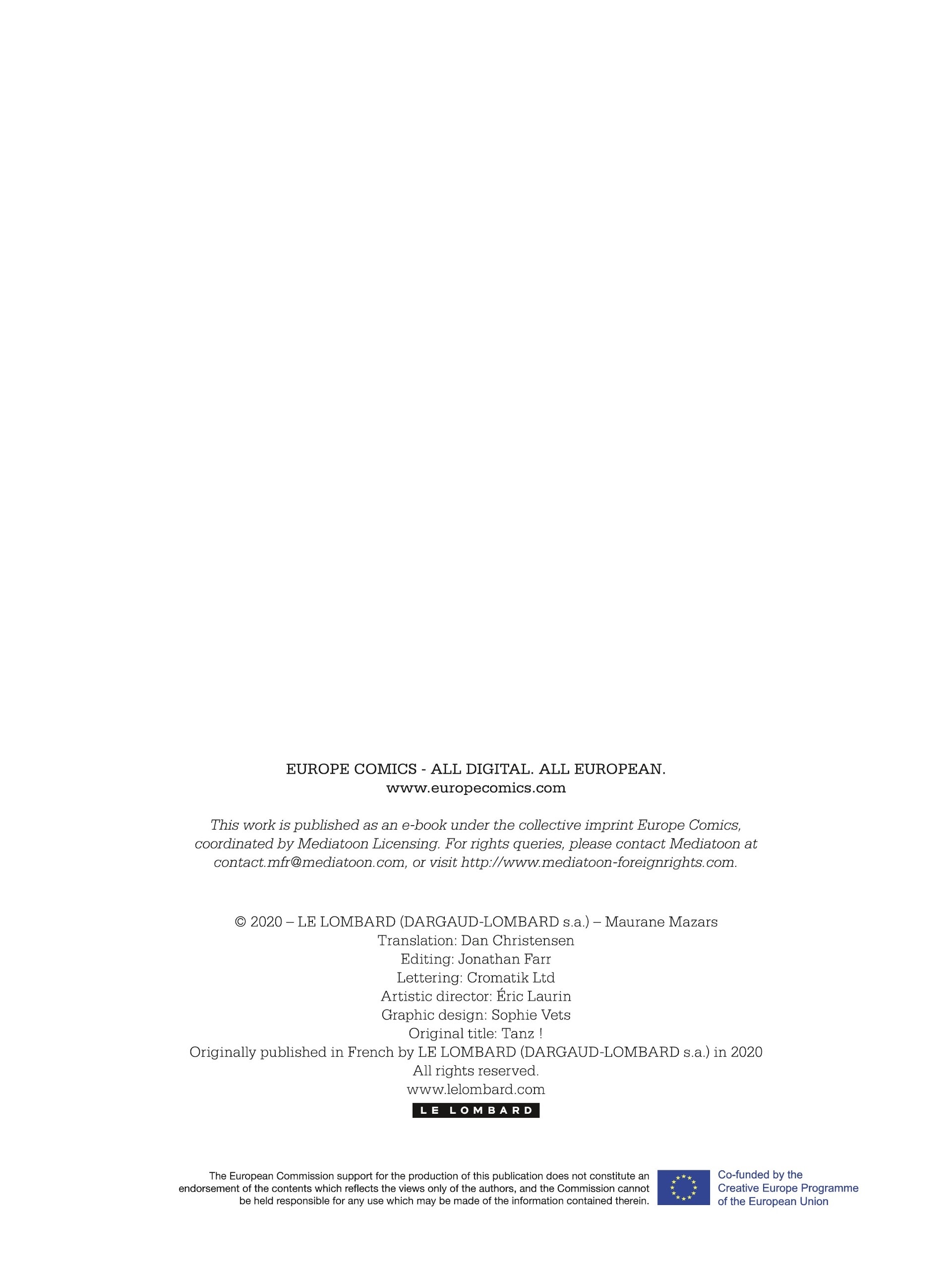 Read online Tanz! comic -  Issue # TPB 1 - 138