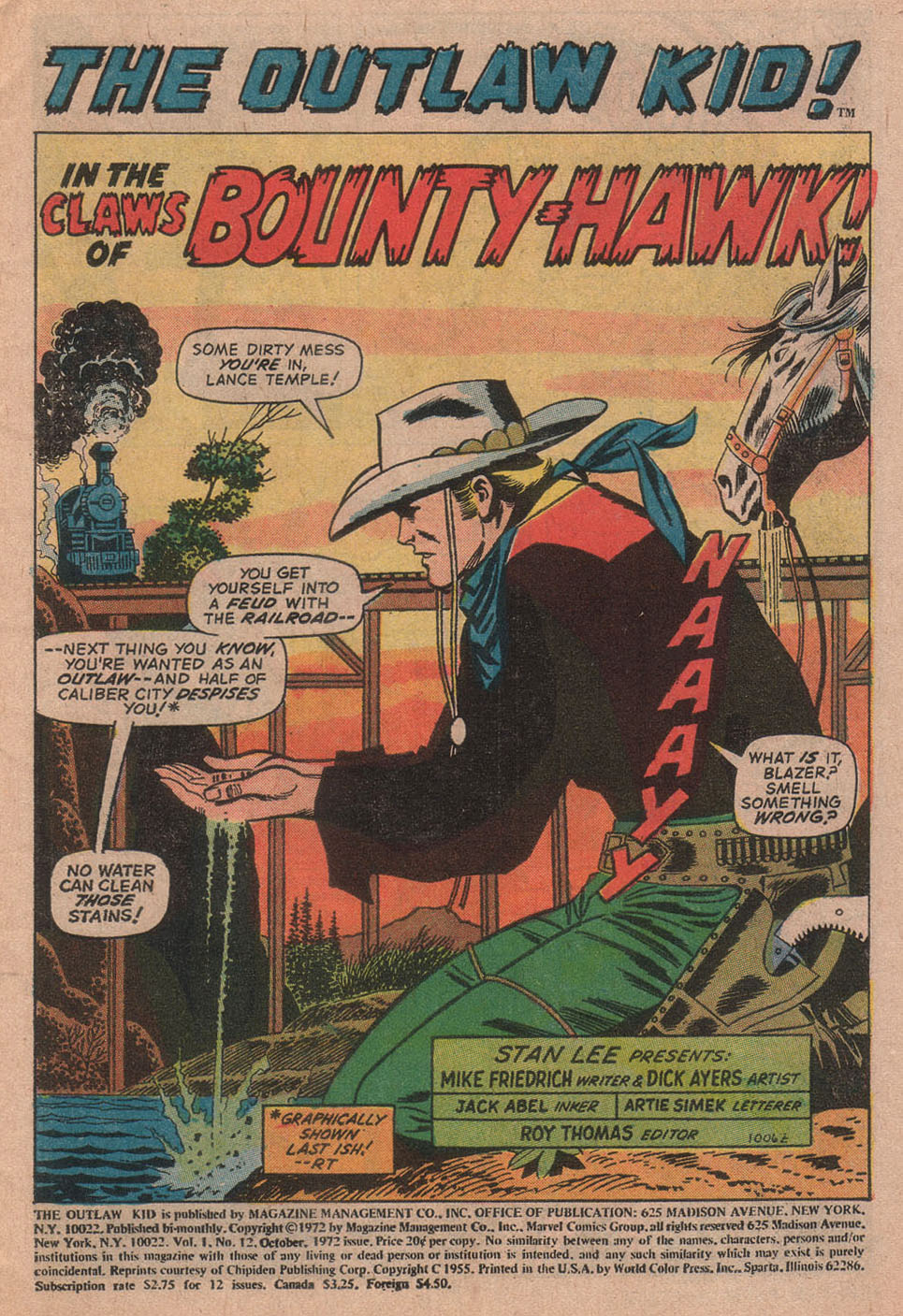 Read online The Outlaw Kid (1970) comic -  Issue #12 - 3